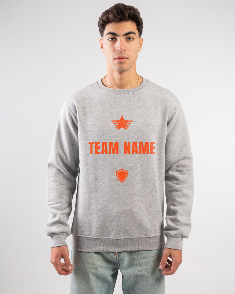 front Athletic Team Hoodie – Front & Back Design Template - Image 1